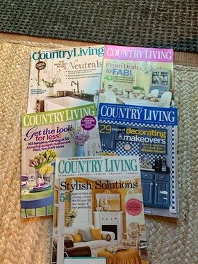 Magazine Bundle - Country Living Design and Home Styling Ideas